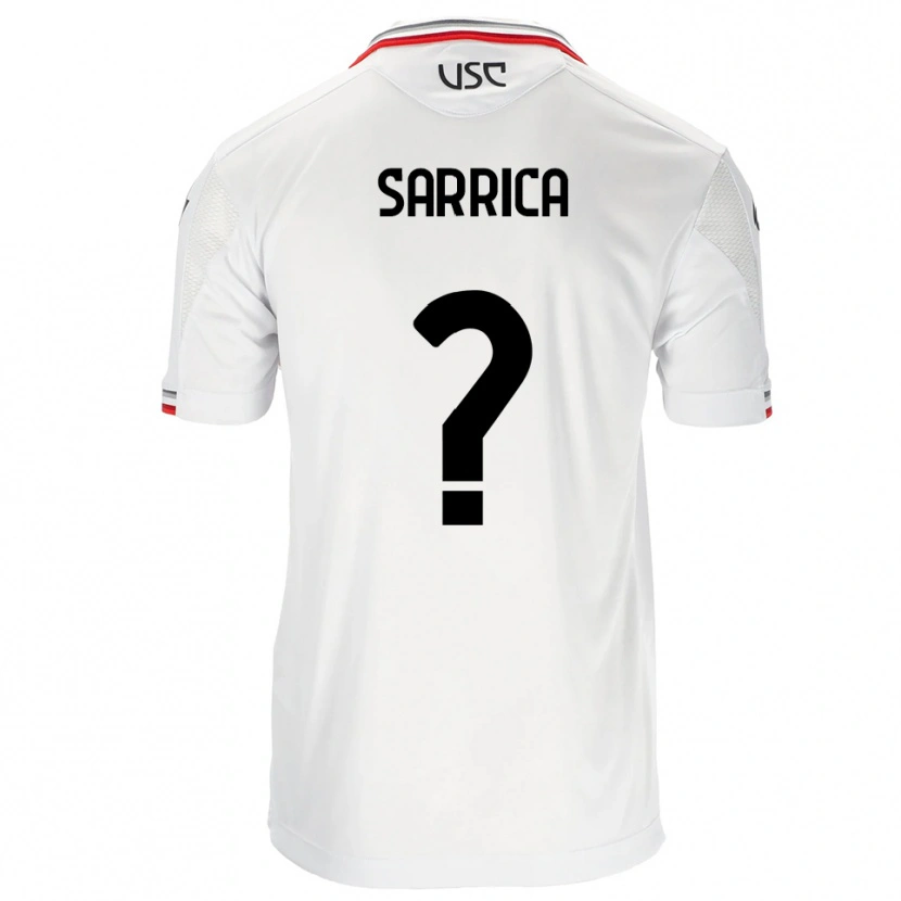 Danxen Herren Antonino Sarrica #0 Weiß Rot Auswärtstrikot Trikot 2025/26 T-Shirt Österreich