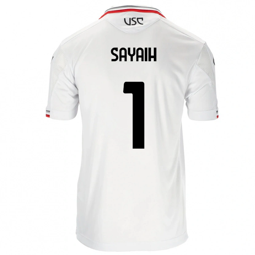 Danxen Herren Ilyas Sayaih #1 Weiß Rot Auswärtstrikot Trikot 2025/26 T-Shirt Österreich