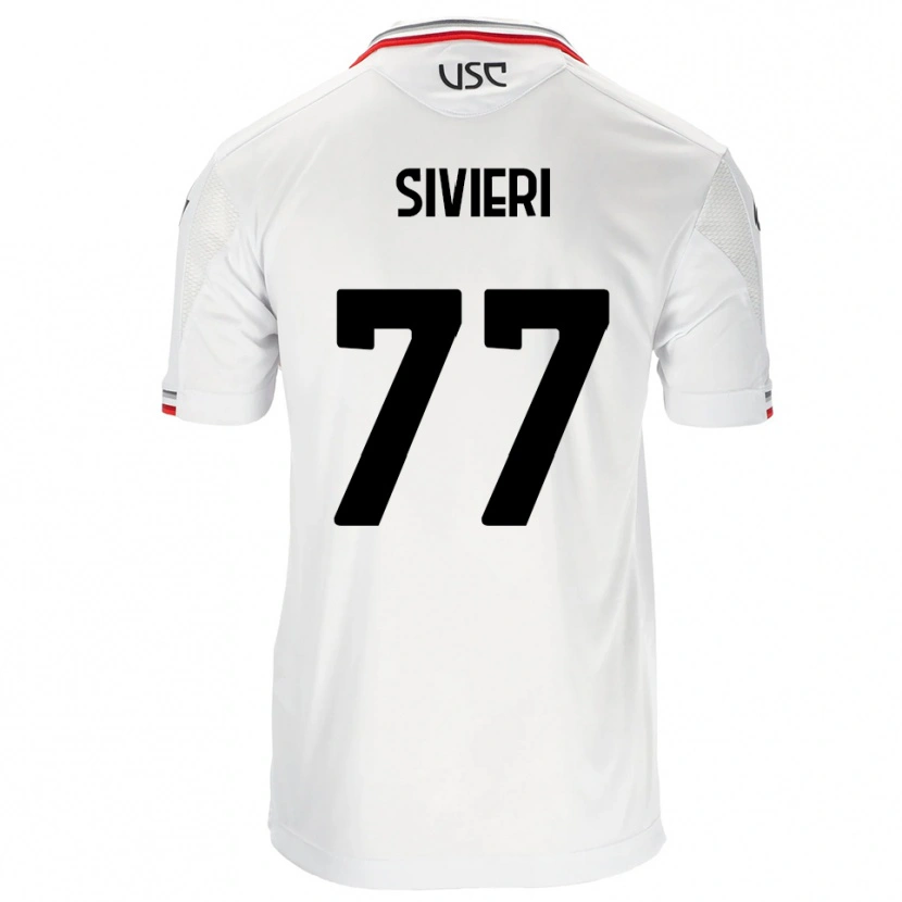Danxen Herren Lorenzo Sivieri #77 Weiß Rot Auswärtstrikot Trikot 2025/26 T-Shirt Österreich