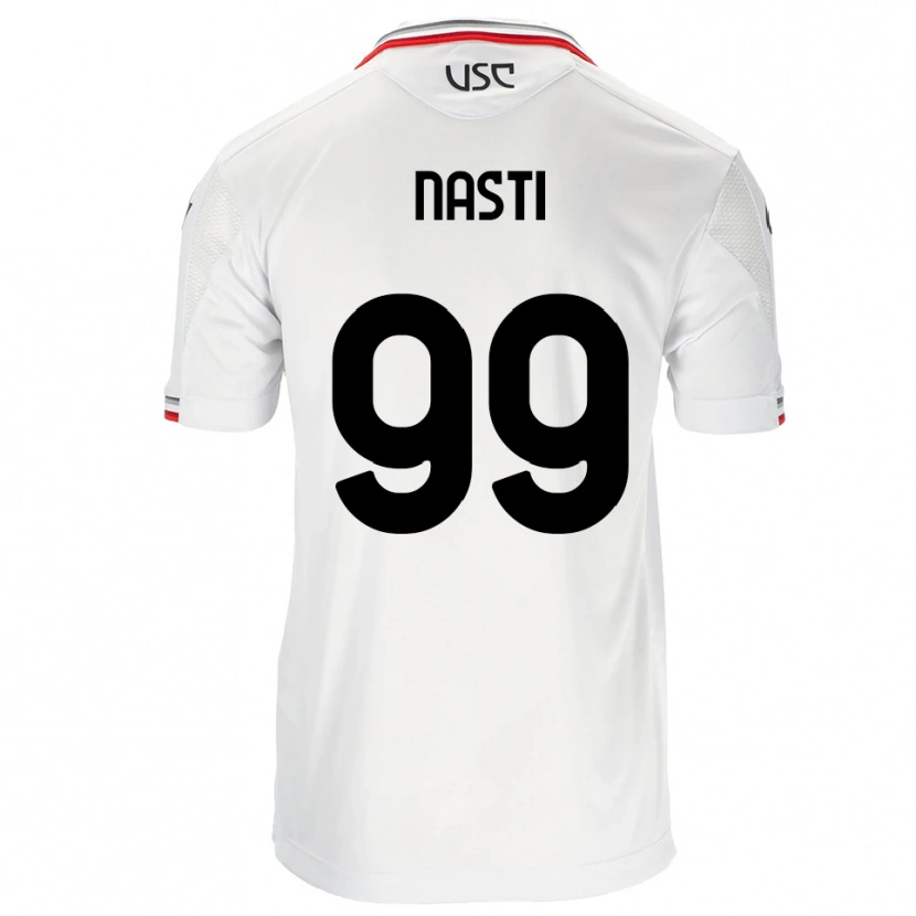 Danxen Herren Marco Nasti #99 Weiß Rot Auswärtstrikot Trikot 2025/26 T-Shirt Österreich