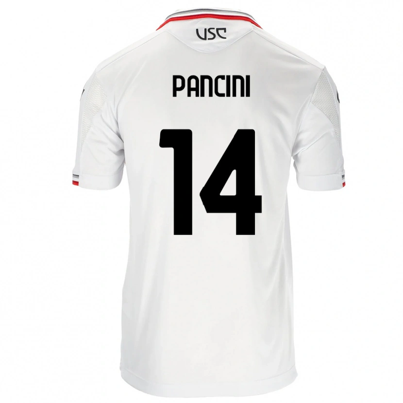 Danxen Herren Alex Pancini #14 Weiß Rot Auswärtstrikot Trikot 2025/26 T-Shirt Österreich