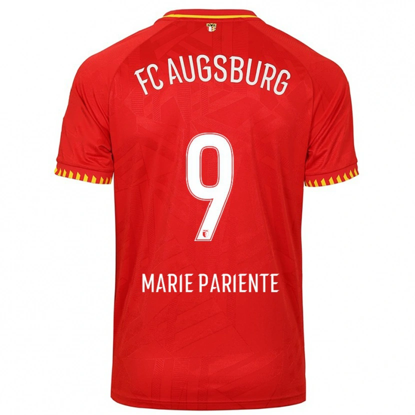 Danxen Herren Sophia Marie Pariente #9 Rot Gelb Auswärtstrikot Trikot 2025/26 T-Shirt Österreich