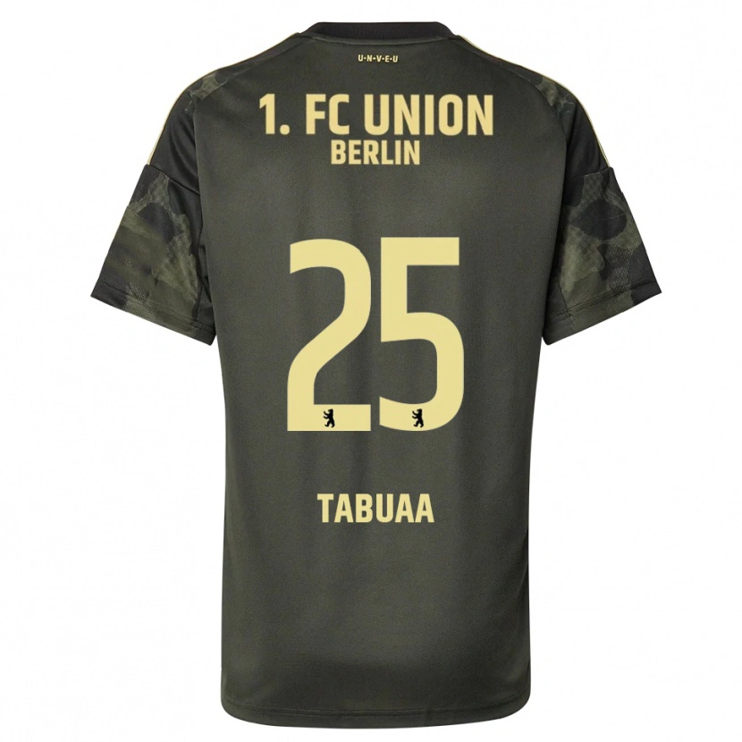 Danxen Herren Stephen Tabuaa #25 Dunkelgrün Schwarz Auswärtstrikot Trikot 2025/26 T-Shirt Österreich