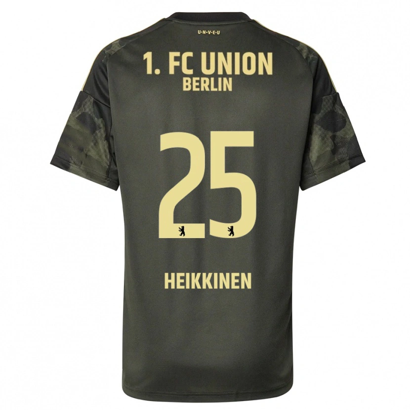 Danxen Herren Ida Heikkinen #25 Dunkelgrün Schwarz Auswärtstrikot Trikot 2025/26 T-Shirt Österreich