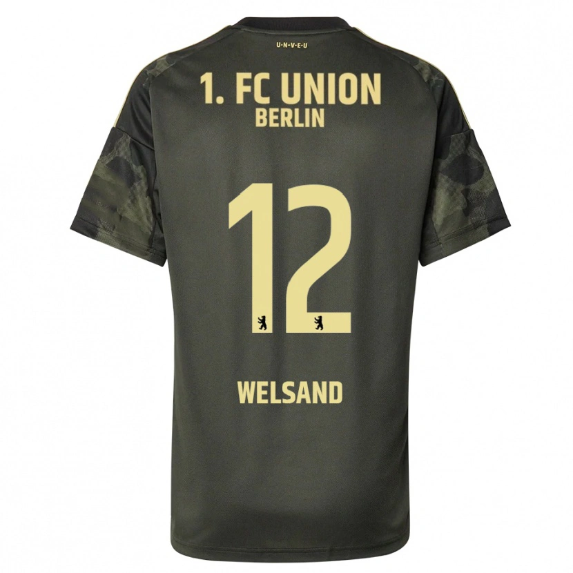 Danxen Herren Oskar Welsand #12 Dunkelgrün Schwarz Auswärtstrikot Trikot 2025/26 T-Shirt Österreich