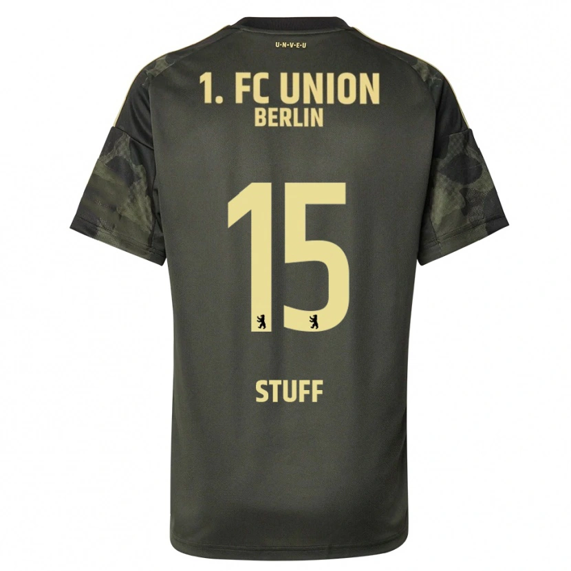 Danxen Herren Tim Stuff #15 Dunkelgrün Schwarz Auswärtstrikot Trikot 2025/26 T-Shirt Österreich