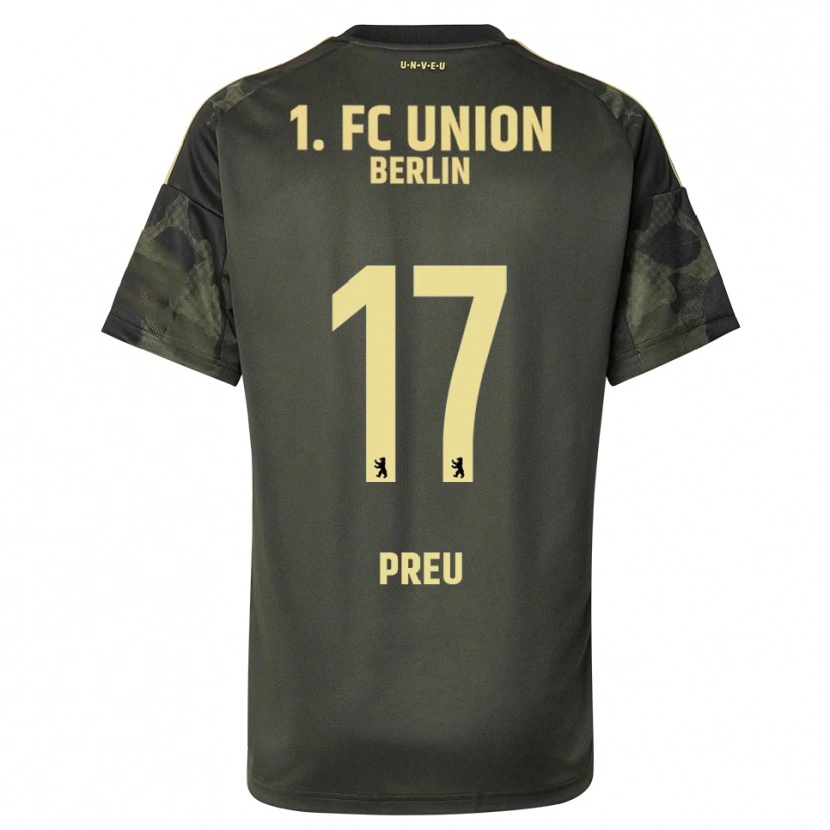 Danxen Herren David Preu #17 Dunkelgrün Schwarz Auswärtstrikot Trikot 2025/26 T-Shirt Österreich