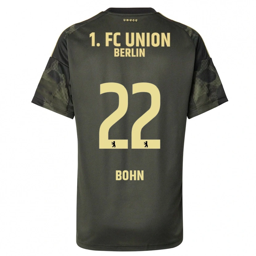 Danxen Herren Oskar Bohn #22 Dunkelgrün Schwarz Auswärtstrikot Trikot 2025/26 T-Shirt Österreich