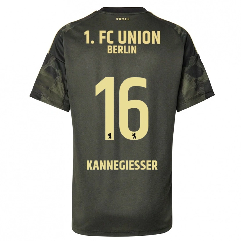 Danxen Herren Tom Kannegießer #16 Dunkelgrün Schwarz Auswärtstrikot Trikot 2025/26 T-Shirt Österreich