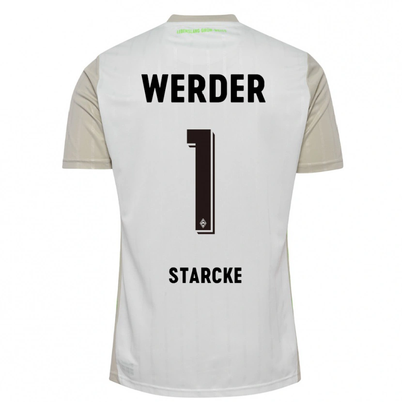 Danxen Herren Bennet Starcke #1 Weiß Schwarz Auswärtstrikot Trikot 2025/26 T-Shirt Österreich