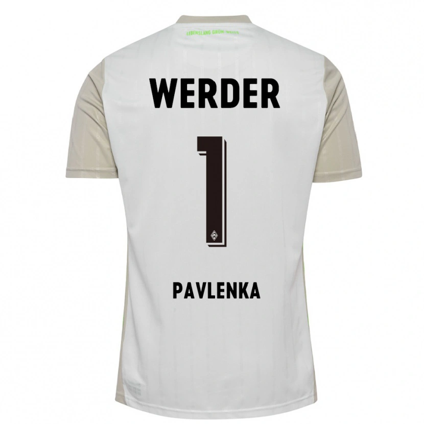 Danxen Herren Jiri Pavlenka #1 Weiß Schwarz Auswärtstrikot Trikot 2025/26 T-Shirt Österreich