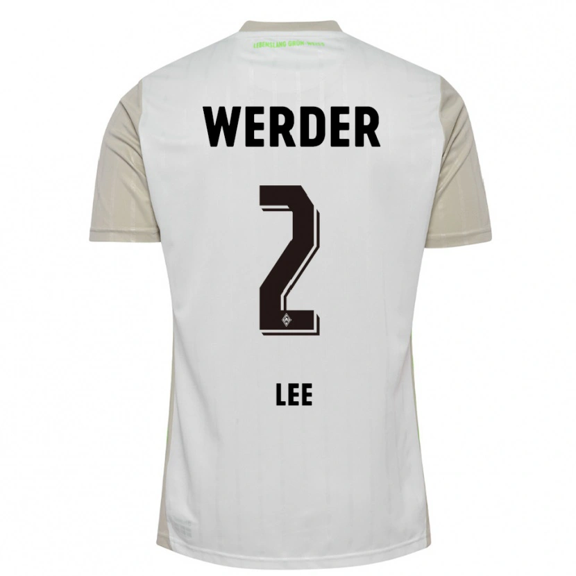 Danxen Herren Gun-Woo Lee #2 Weiß Schwarz Auswärtstrikot Trikot 2025/26 T-Shirt Österreich