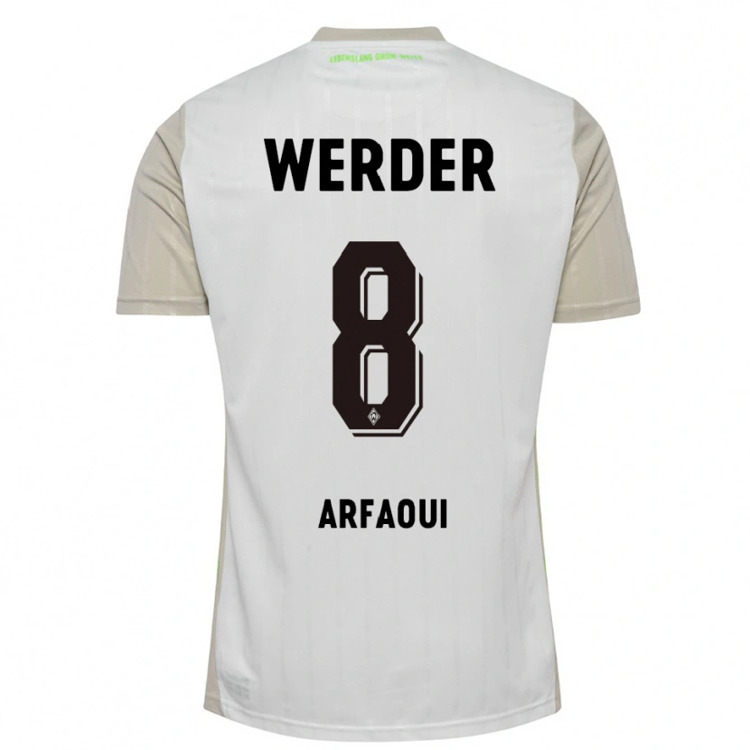 Danxen Herren Amira Arfaoui #8 Weiß Schwarz Auswärtstrikot Trikot 2025/26 T-Shirt Österreich
