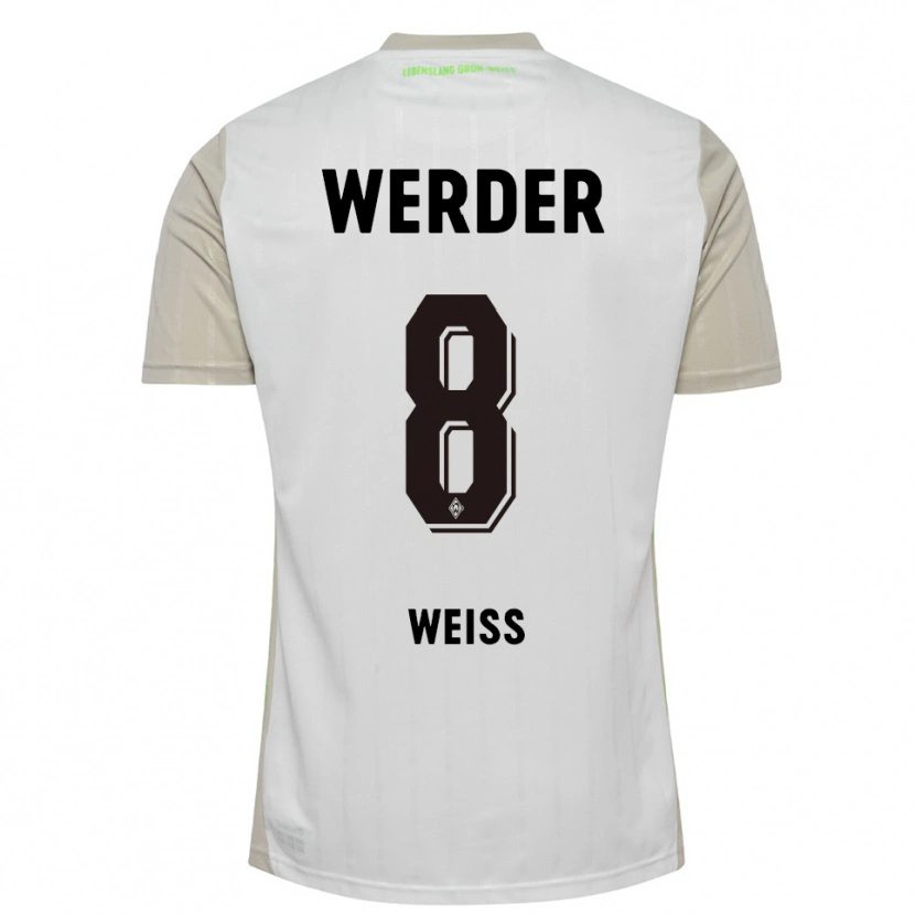 Danxen Herren Michelle Weiss #8 Weiß Schwarz Auswärtstrikot Trikot 2025/26 T-Shirt Österreich
