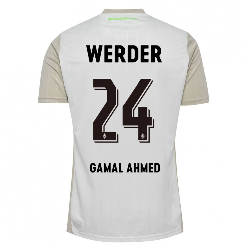 Danxen Herren Adam Gamal Ahmed #24 Weiß Schwarz Auswärtstrikot Trikot 2025/26 T-Shirt Österreich
