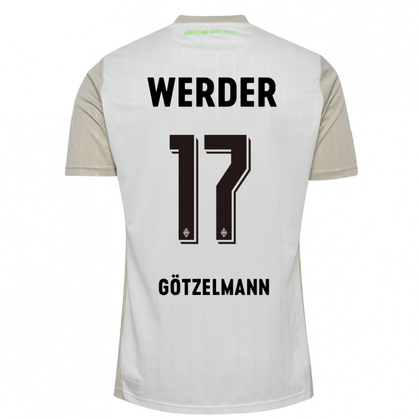 Danxen Herren Patrick Götzelmann #17 Weiß Schwarz Auswärtstrikot Trikot 2025/26 T-Shirt Österreich