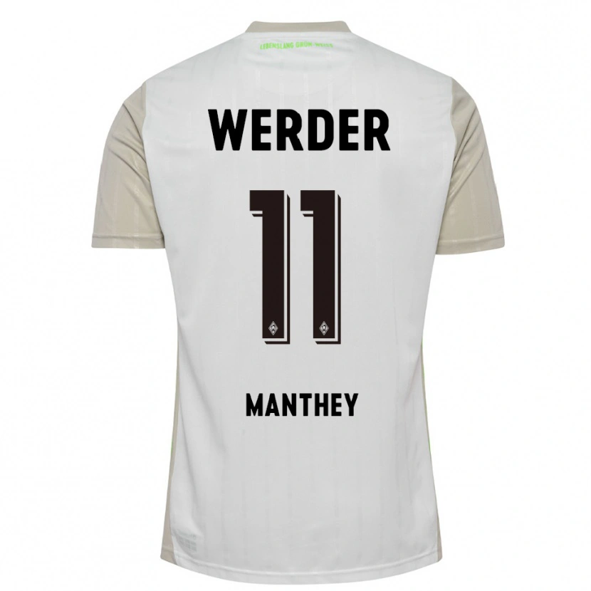 Danxen Herren Kevin Manthey #11 Weiß Schwarz Auswärtstrikot Trikot 2025/26 T-Shirt Österreich