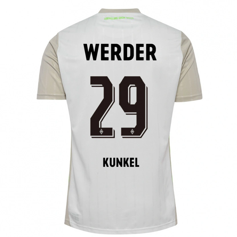 Danxen Herren Melina Kunkel #29 Weiß Schwarz Auswärtstrikot Trikot 2025/26 T-Shirt Österreich