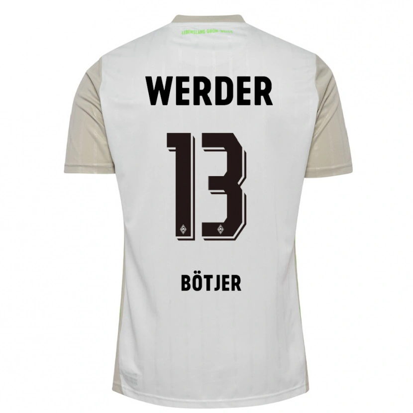 Danxen Herren Linus Bötjer #13 Weiß Schwarz Auswärtstrikot Trikot 2025/26 T-Shirt Österreich