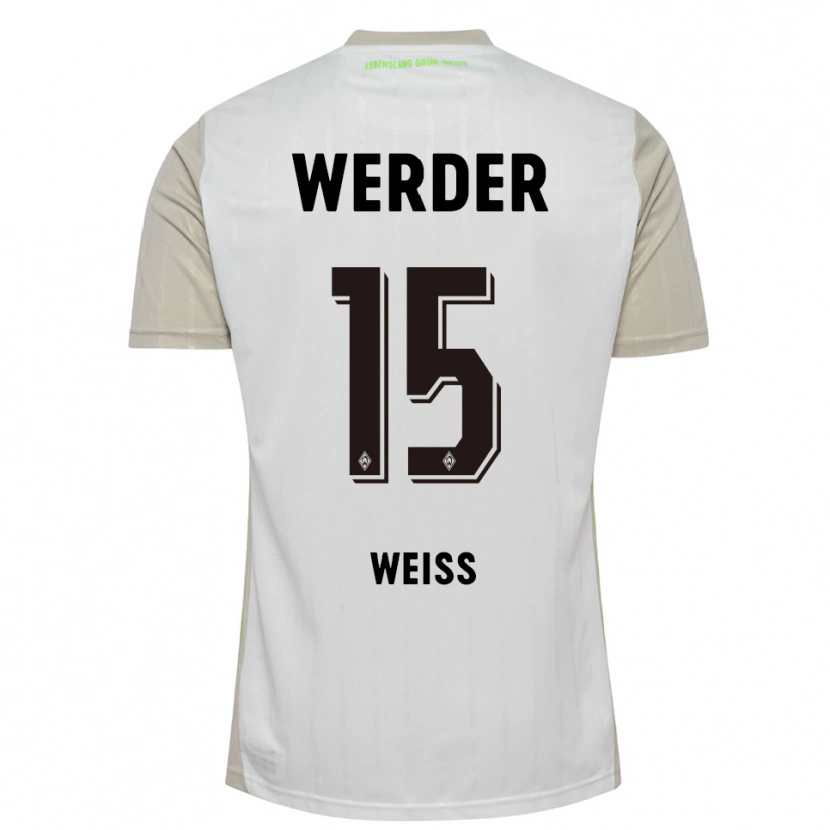 Danxen Herren Michelle Weiß #15 Weiß Schwarz Auswärtstrikot Trikot 2025/26 T-Shirt Österreich
