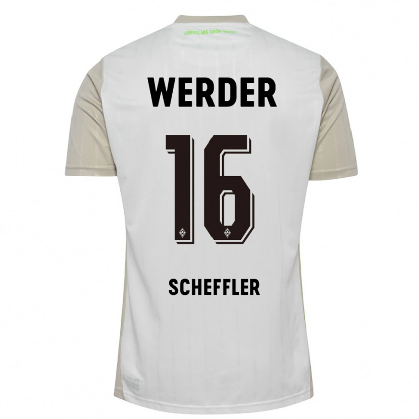 Danxen Herren Ian Scheffler #16 Weiß Schwarz Auswärtstrikot Trikot 2025/26 T-Shirt Österreich