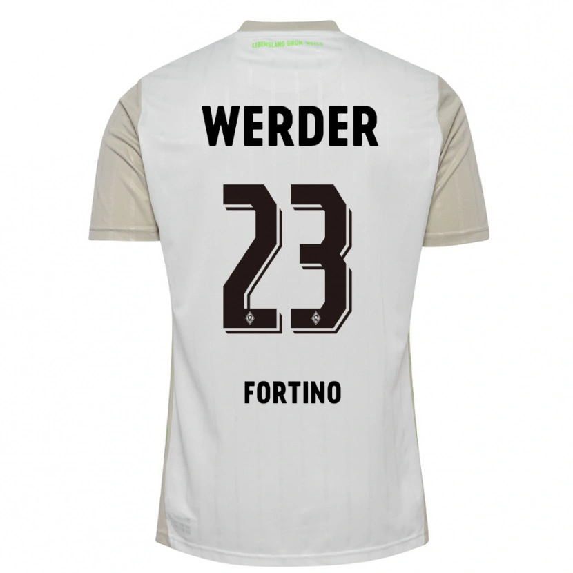 Danxen Herren Pierro Miguel Fortino #23 Weiß Schwarz Auswärtstrikot Trikot 2025/26 T-Shirt Österreich