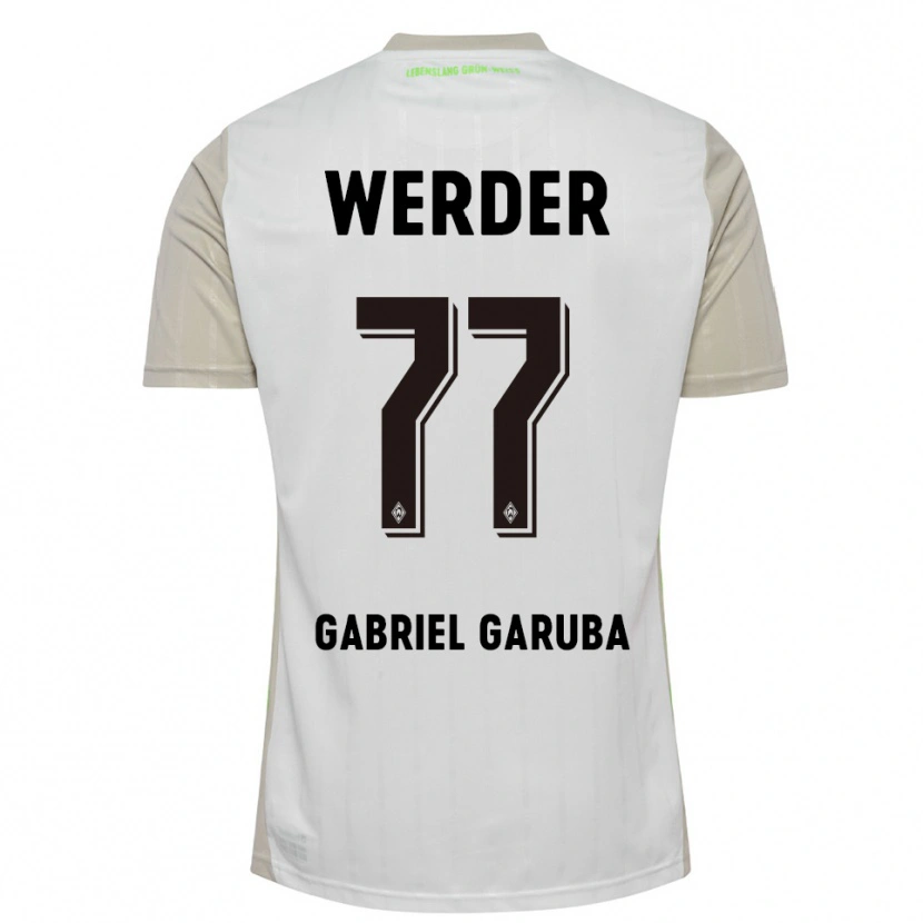 Danxen Herren Najib Gabriel Garuba #77 Weiß Schwarz Auswärtstrikot Trikot 2025/26 T-Shirt Österreich