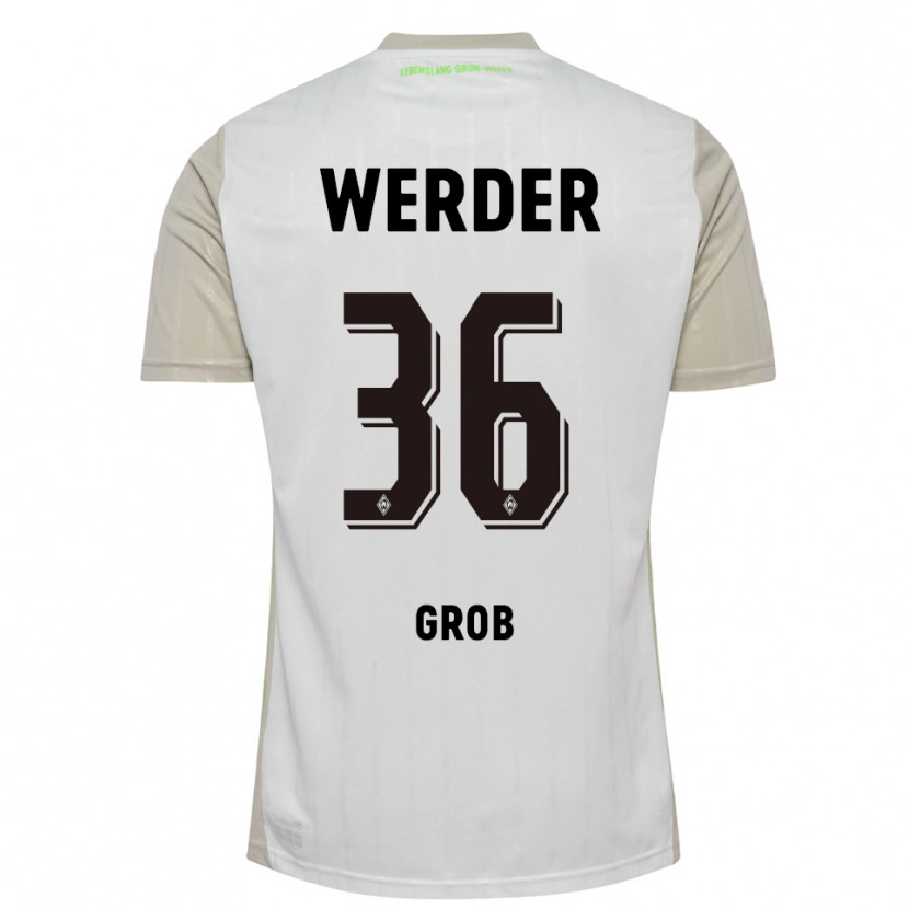 Danxen Herren Christian Groß #36 Weiß Schwarz Auswärtstrikot Trikot 2025/26 T-Shirt Österreich