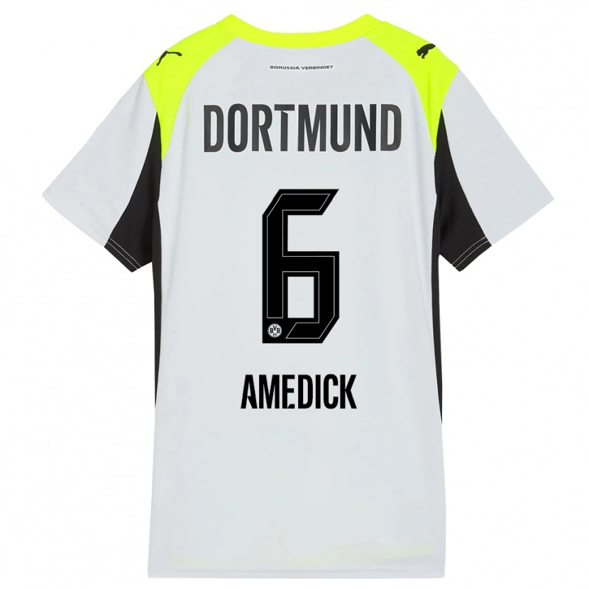 Danxen Herren Maik Amedick #6 Fluoreszierendes Gelb Auswärtstrikot Trikot 2025/26 T-Shirt Österreich