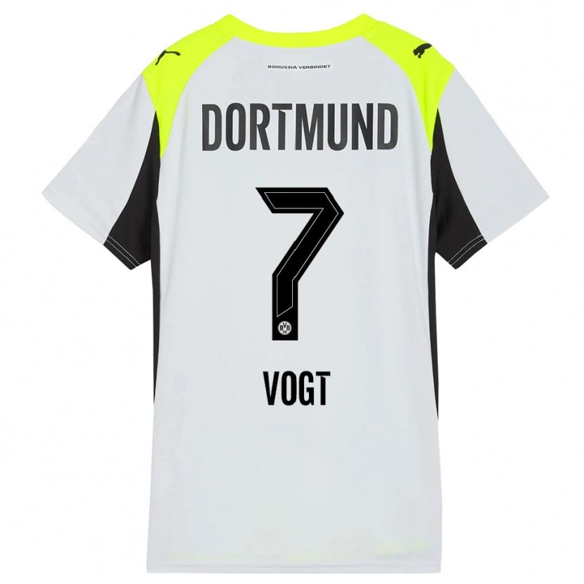 Danxen Herren Levin Vogt #7 Fluoreszierendes Gelb Auswärtstrikot Trikot 2025/26 T-Shirt Österreich