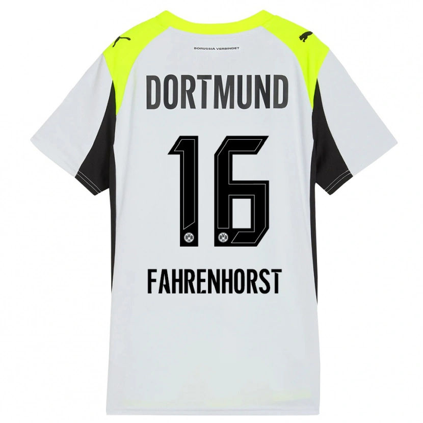 Danxen Herren Luke Fahrenhorst #16 Fluoreszierendes Gelb Auswärtstrikot Trikot 2025/26 T-Shirt Österreich