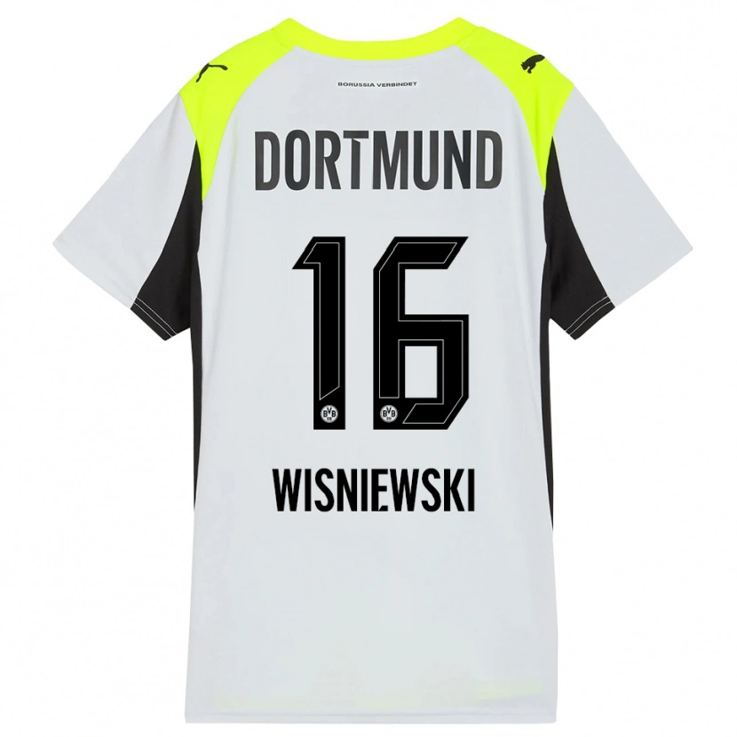 Danxen Herren Lucy Wisniewski #16 Fluoreszierendes Gelb Auswärtstrikot Trikot 2025/26 T-Shirt Österreich