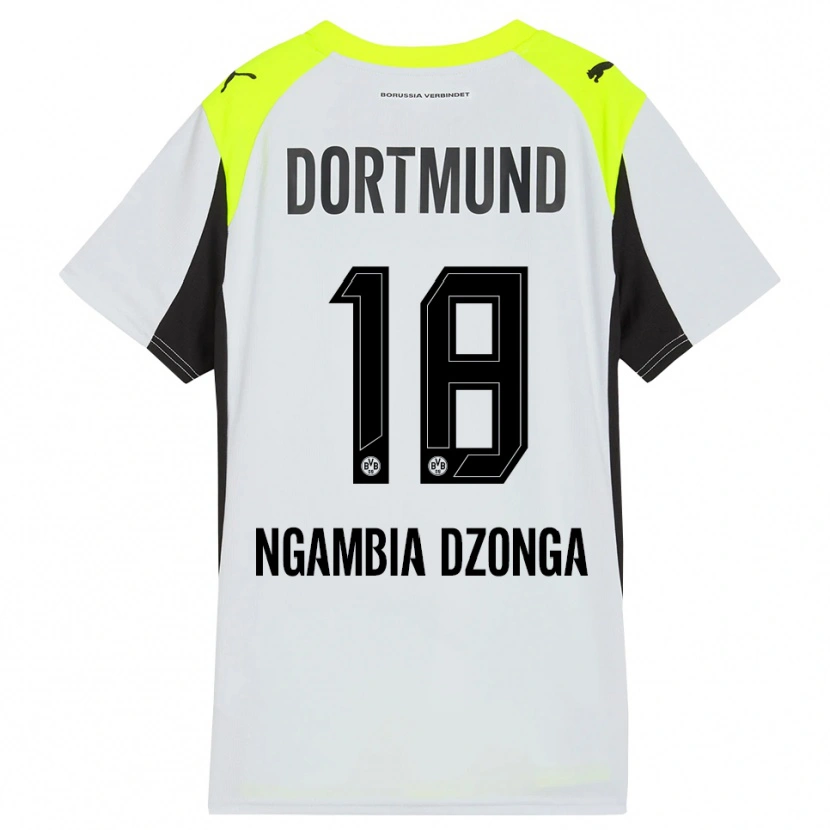 Danxen Herren Diego Ngambia #18 Fluoreszierendes Gelb Auswärtstrikot Trikot 2025/26 T-Shirt Österreich