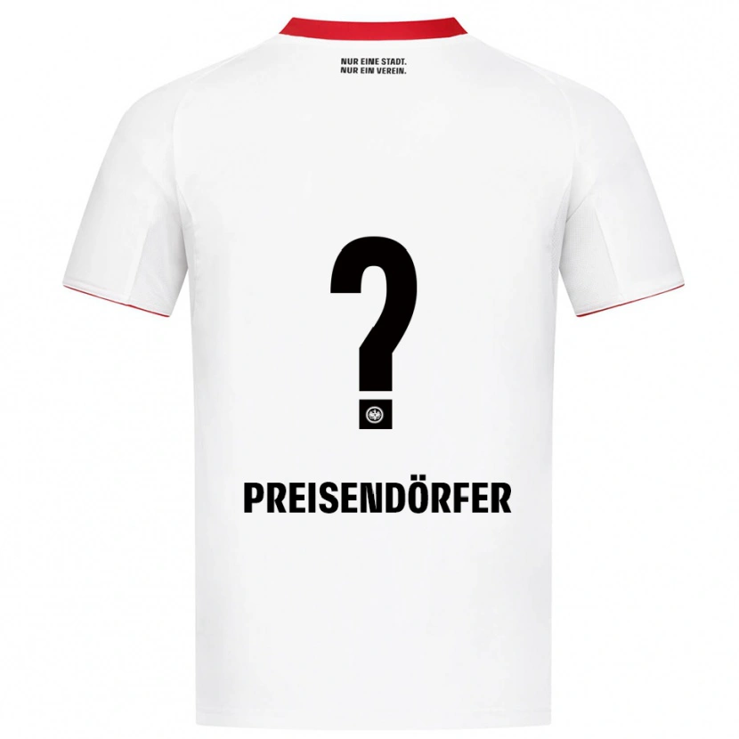 Danxen Herren Constantin Preisendörfer #0 Weiß Rot Auswärtstrikot Trikot 2025/26 T-Shirt Österreich