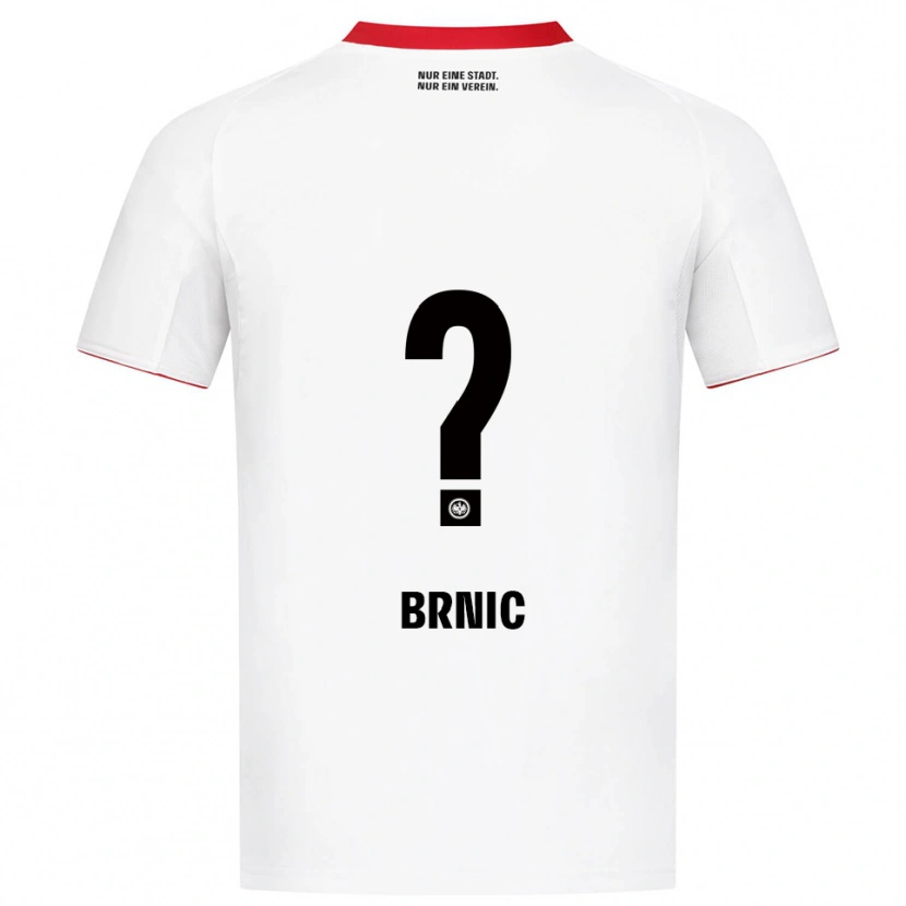 Danxen Herren Luka Brnic #0 Weiß Rot Auswärtstrikot Trikot 2025/26 T-Shirt Österreich