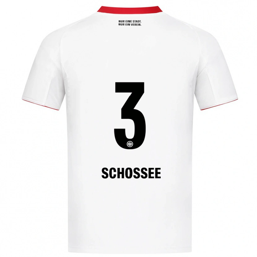 Danxen Herren Maurice Schossee #3 Weiß Rot Auswärtstrikot Trikot 2025/26 T-Shirt Österreich