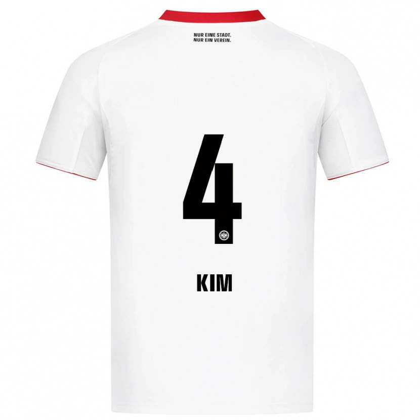 Danxen Herren Yoon-Do Kim #4 Weiß Rot Auswärtstrikot Trikot 2025/26 T-Shirt Österreich