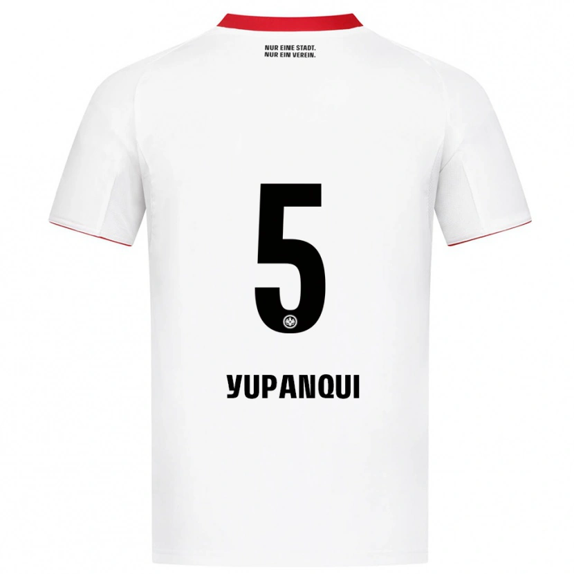 Danxen Herren Philipp Eisele Yupanqui #5 Weiß Rot Auswärtstrikot Trikot 2025/26 T-Shirt Österreich