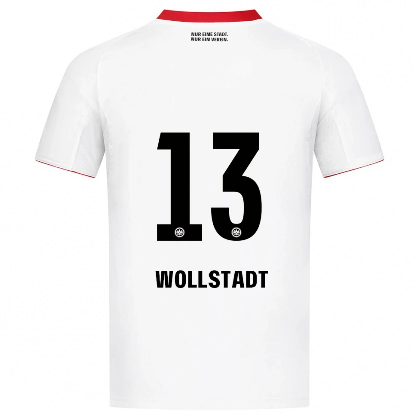 Danxen Herren Fabio Wollstadt #13 Weiß Rot Auswärtstrikot Trikot 2025/26 T-Shirt Österreich