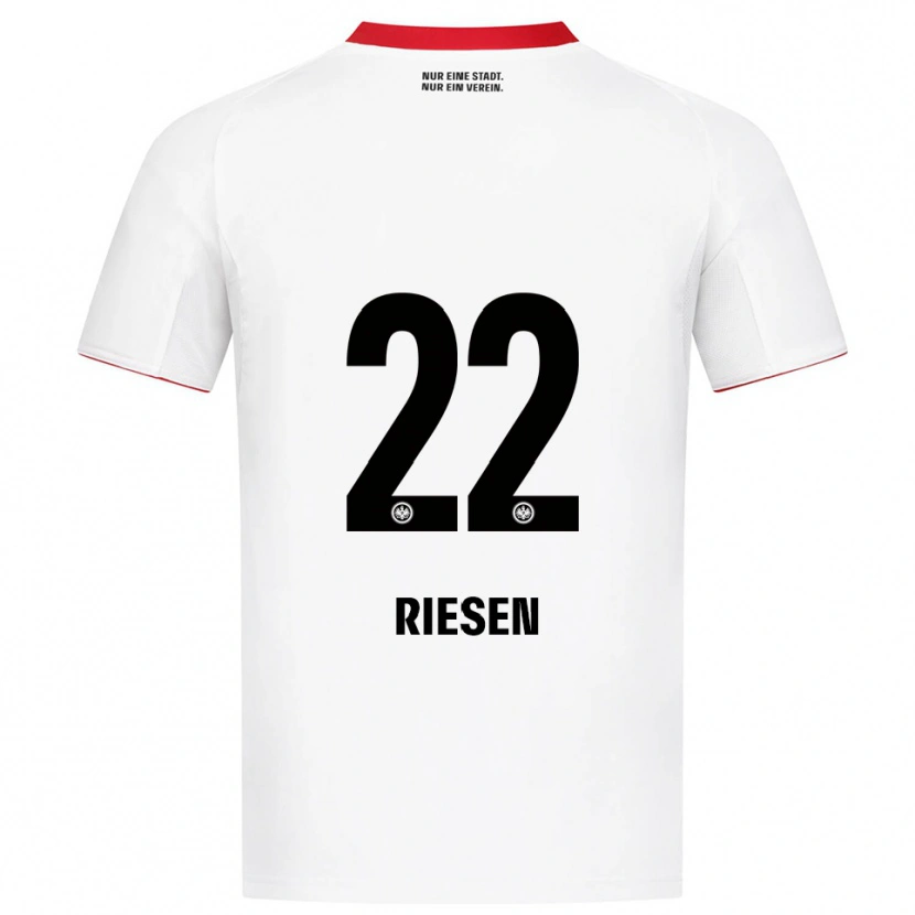Danxen Herren Nadine Riesen #22 Weiß Rot Auswärtstrikot Trikot 2025/26 T-Shirt Österreich
