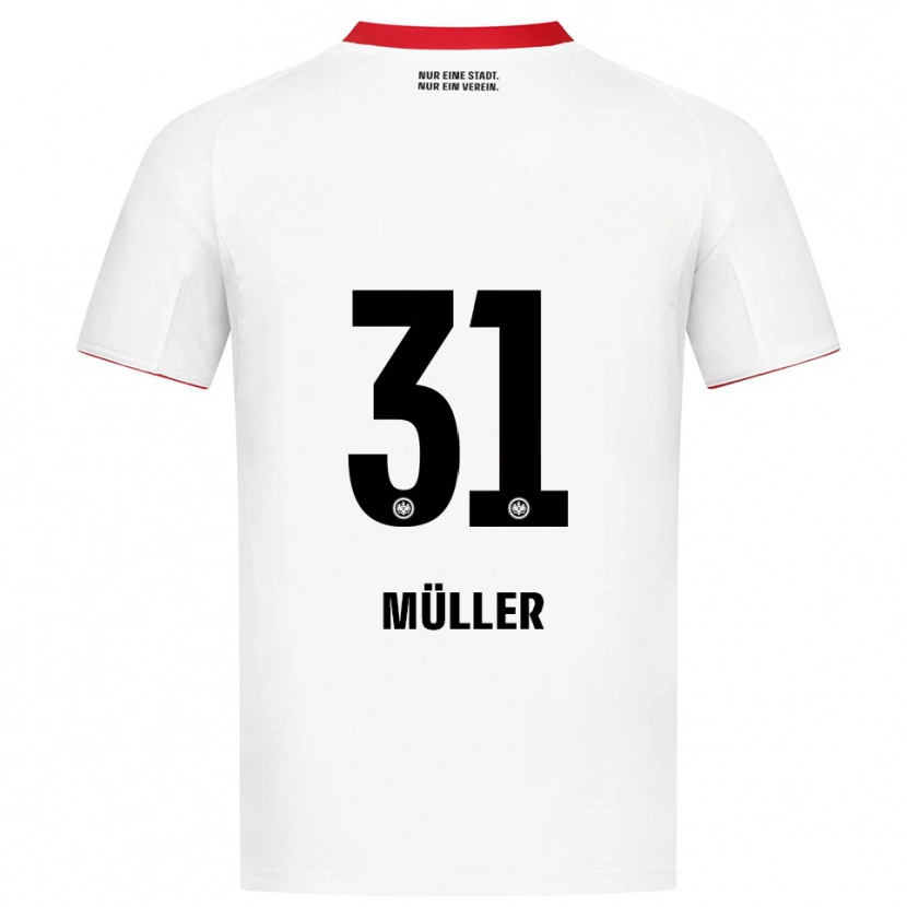 Danxen Herren Laurin Müller #31 Weiß Rot Auswärtstrikot Trikot 2025/26 T-Shirt Österreich