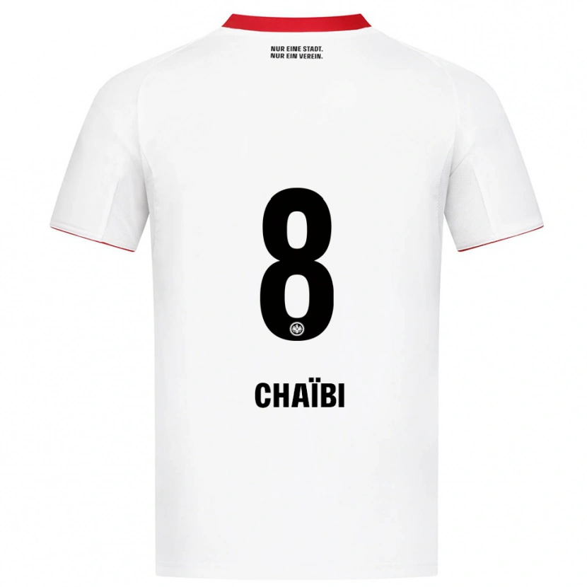 Danxen Herren Farès Chaïbi #8 Weiß Rot Auswärtstrikot Trikot 2025/26 T-Shirt Österreich