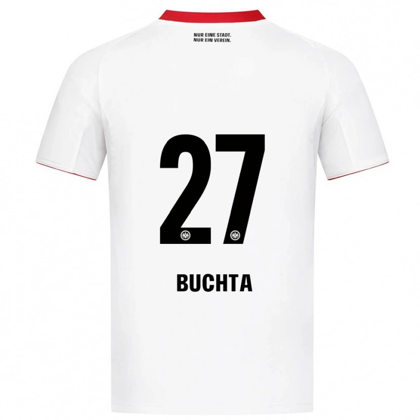 Danxen Herren Philip Buchta #27 Weiß Rot Auswärtstrikot Trikot 2025/26 T-Shirt Österreich