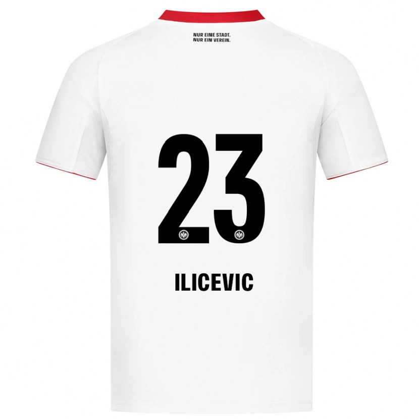Danxen Herren Niko Ilicevic #23 Weiß Rot Auswärtstrikot Trikot 2025/26 T-Shirt Österreich