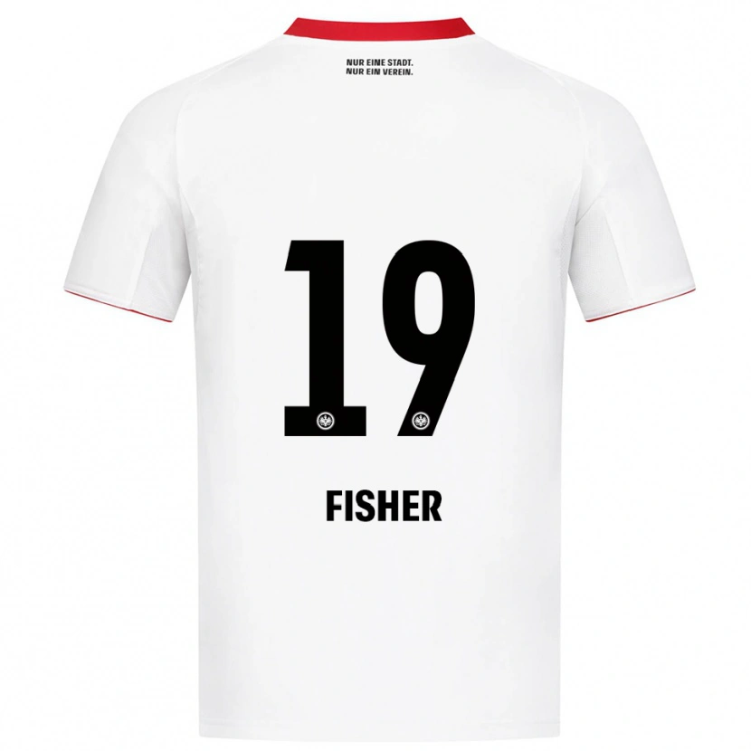 Danxen Herren Ben-Luca Fisher #19 Weiß Rot Auswärtstrikot Trikot 2025/26 T-Shirt Österreich