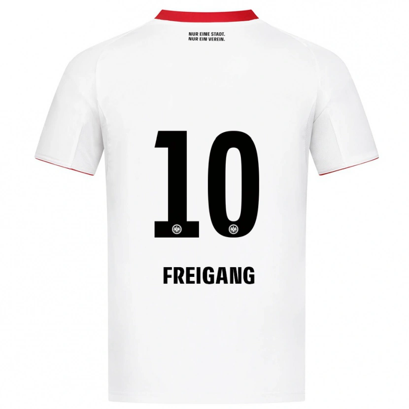 Danxen Herren Laura Freigang #10 Weiß Rot Auswärtstrikot Trikot 2025/26 T-Shirt Österreich