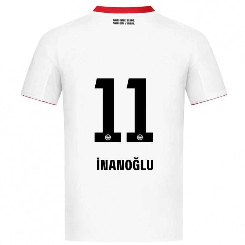 Danxen Herren Kaan İnanoğlu #11 Weiß Rot Auswärtstrikot Trikot 2025/26 T-Shirt Österreich