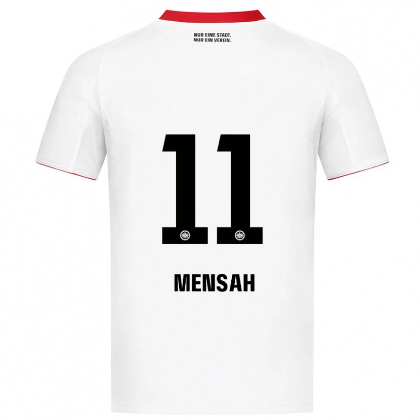 Danxen Herren Keziah Oteng-Mensah #11 Weiß Rot Auswärtstrikot Trikot 2025/26 T-Shirt Österreich