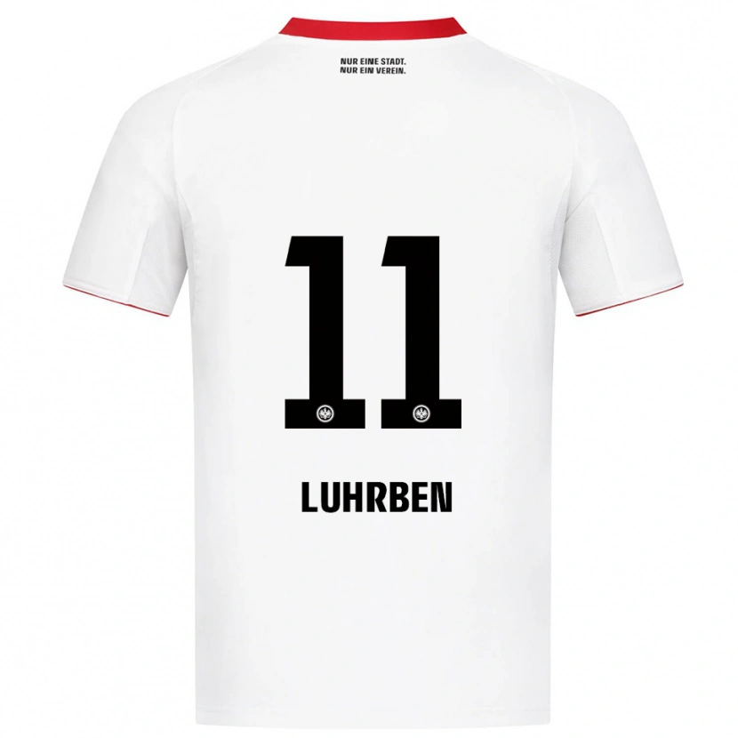 Danxen Herren Nina Lührßen #11 Weiß Rot Auswärtstrikot Trikot 2025/26 T-Shirt Österreich