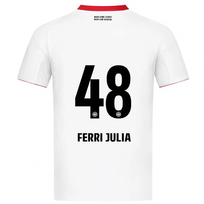 Danxen Herren Nacho Ferri #48 Weiß Rot Auswärtstrikot Trikot 2025/26 T-Shirt Österreich